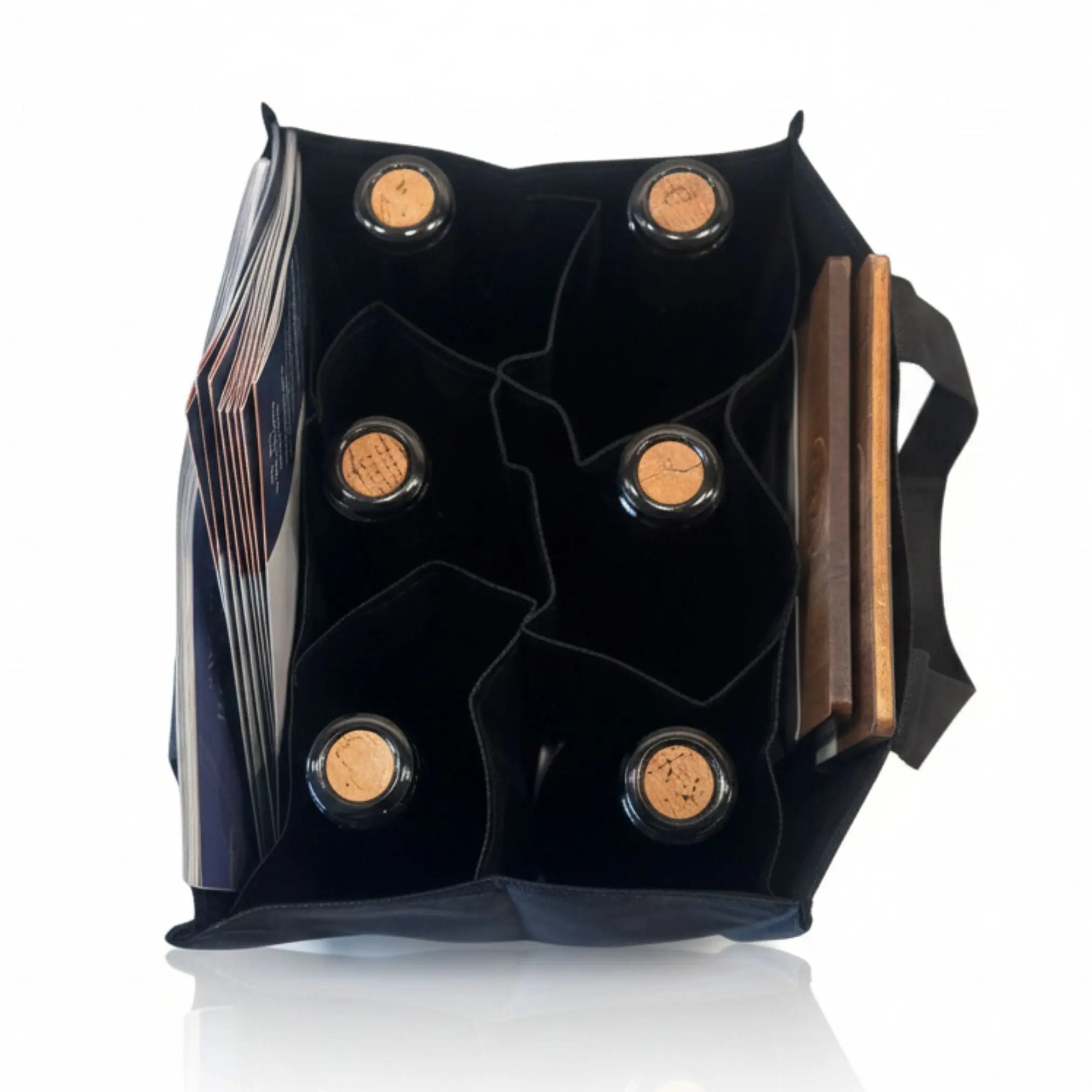 6 Bottle – Wine Tote, Black – Pack of 100 Cellar Dynamics